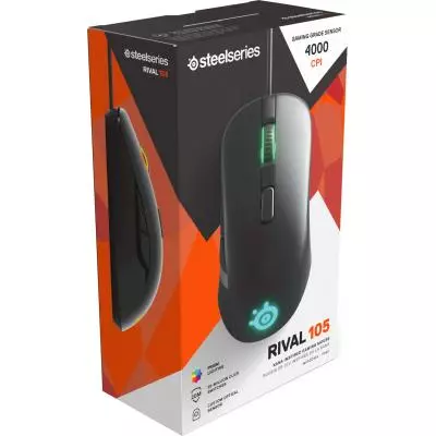 Мышка SteelSeries Rival 105 Black (62415) - 8