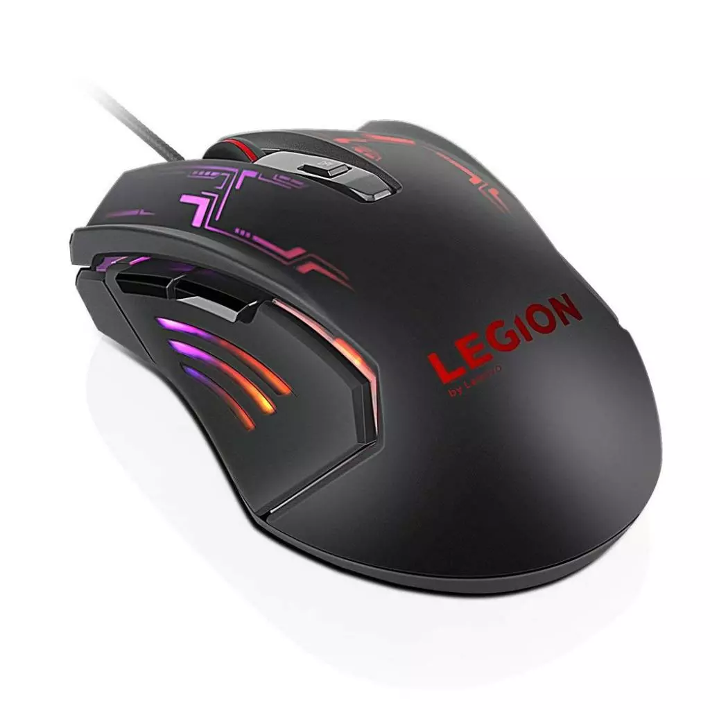Мышка Lenovo Legion M200 RGB USB Black (GX30P93886) - 3 Мышка Lenovo Legion M200 RGB USB Black (GX30P93886) - 3