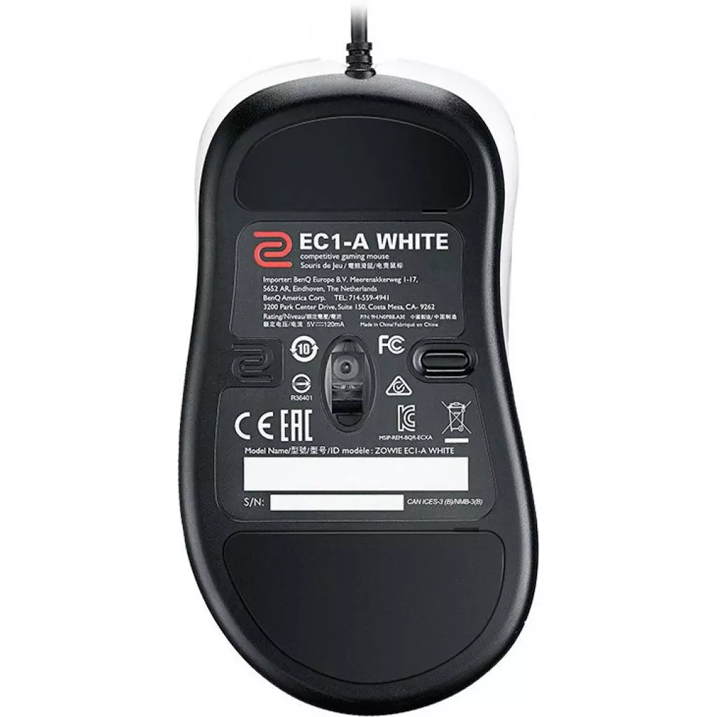 Мышка Zowie EC1-A White (9H.NOPBB.A3E) - 5 Мышка Zowie EC1-A White (9H.NOPBB.A3E) - 5