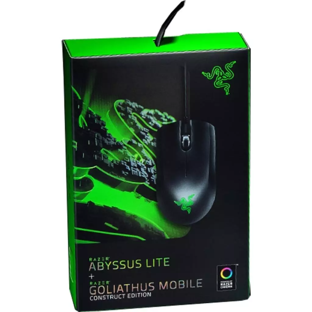 Мышка Razer Abyssus и Goliathus Mobile Construct (RZ83-02730100-B3M1) - 1 Мышка Razer Abyssus и Goliathus Mobile Construct (RZ83-02730100-B3M1) - 1