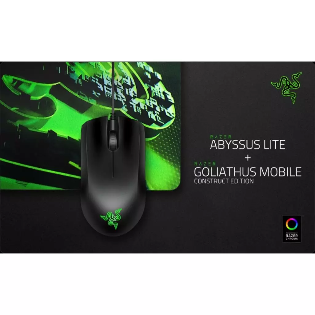 Мышка Razer Abyssus и Goliathus Mobile Construct (RZ83-02730100-B3M1) - 3 Мышка Razer Abyssus и Goliathus Mobile Construct (RZ83-02730100-B3M1) - 3