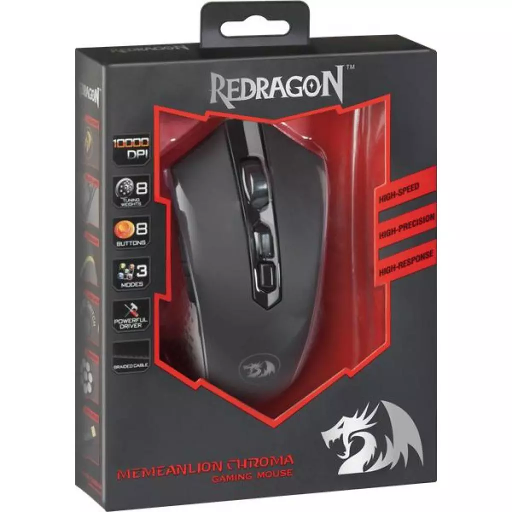 Мышка Redragon Memeanlion Chroma RGB Black (75033) - 7