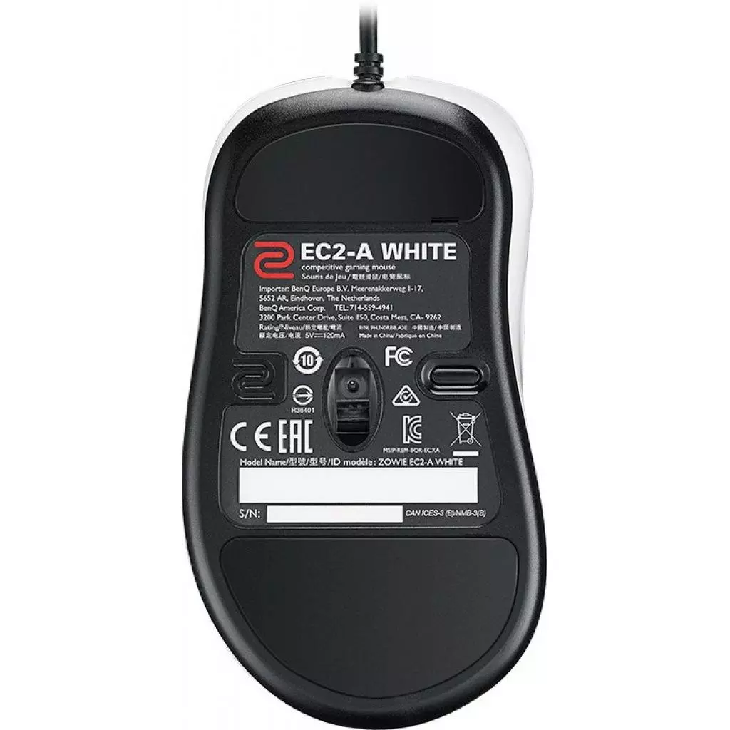 Мышка Zowie EC2-A USB White (9H.N0RBB.A3E) - 5 Мышка Zowie EC2-A USB White (9H.N0RBB.A3E) - 5