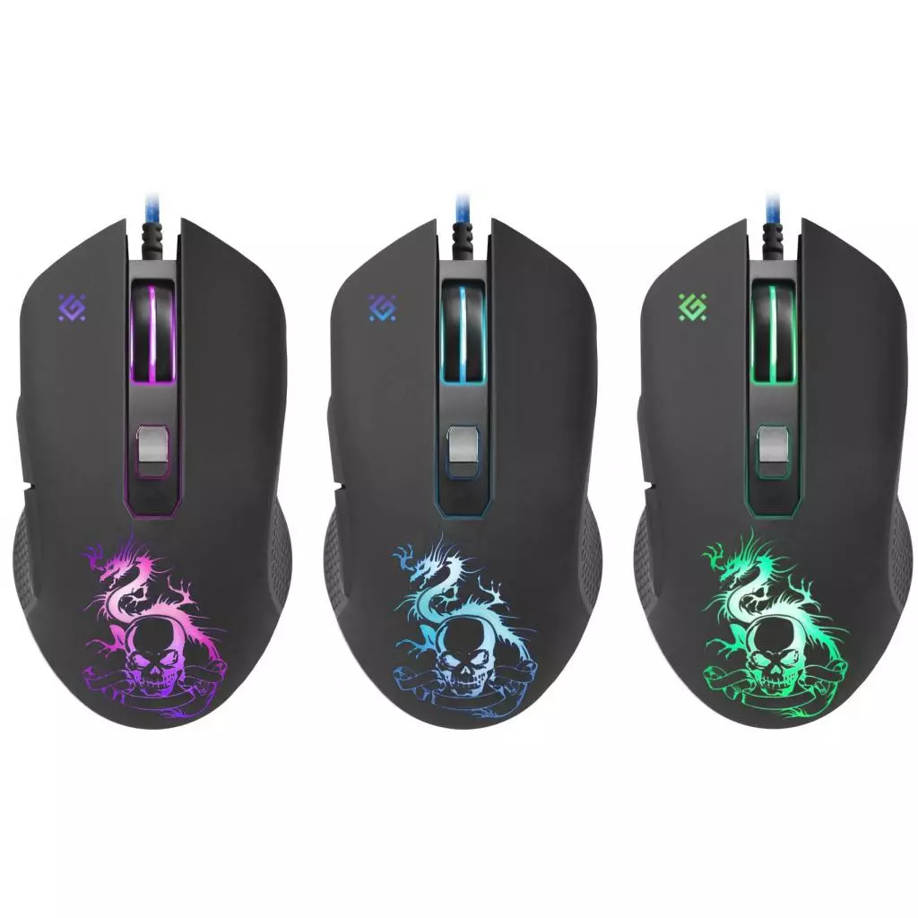 Мышка Defender Sky Dragon GM-090L Black (52090) - 4