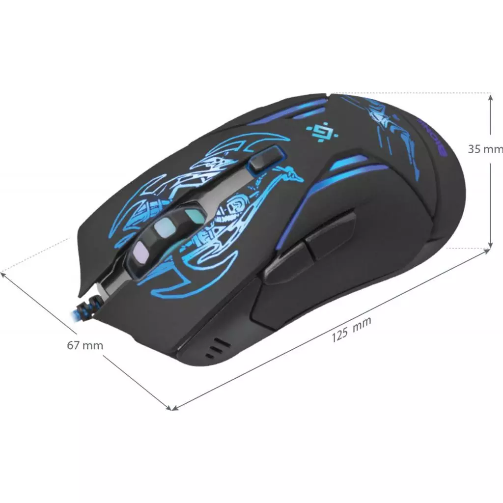 Мышка Defender Bionic GM-250L Black (52250) - 5 Мышка Defender Bionic GM-250L Black (52250) - 5