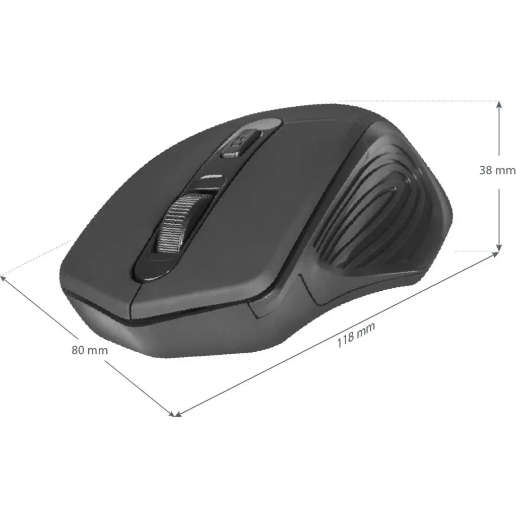 Мышка Defender Datum MB-345 Black (52345) - 3 Мышка Defender Datum MB-345 Black (52345) - 3