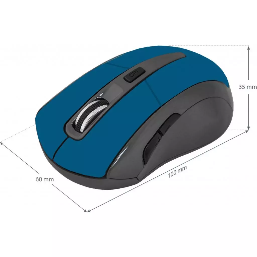 Мышка Defender Accura MM-965 Blue (52967) - 3 Мышка Defender Accura MM-965 Blue (52967) - 3