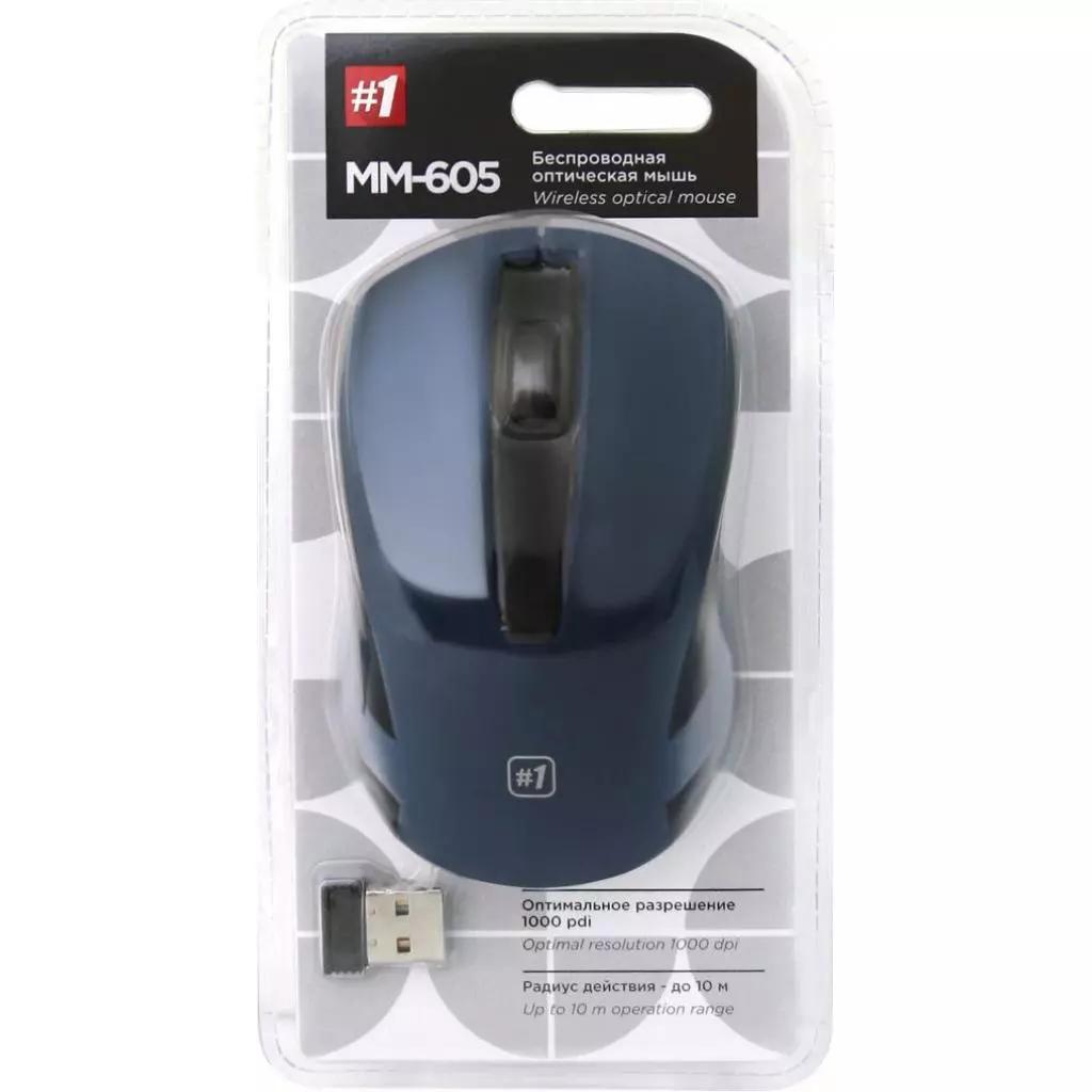 Мышка Defender MM-605 Blue (52606) - 2 Мышка Defender MM-605 Blue (52606) - 2