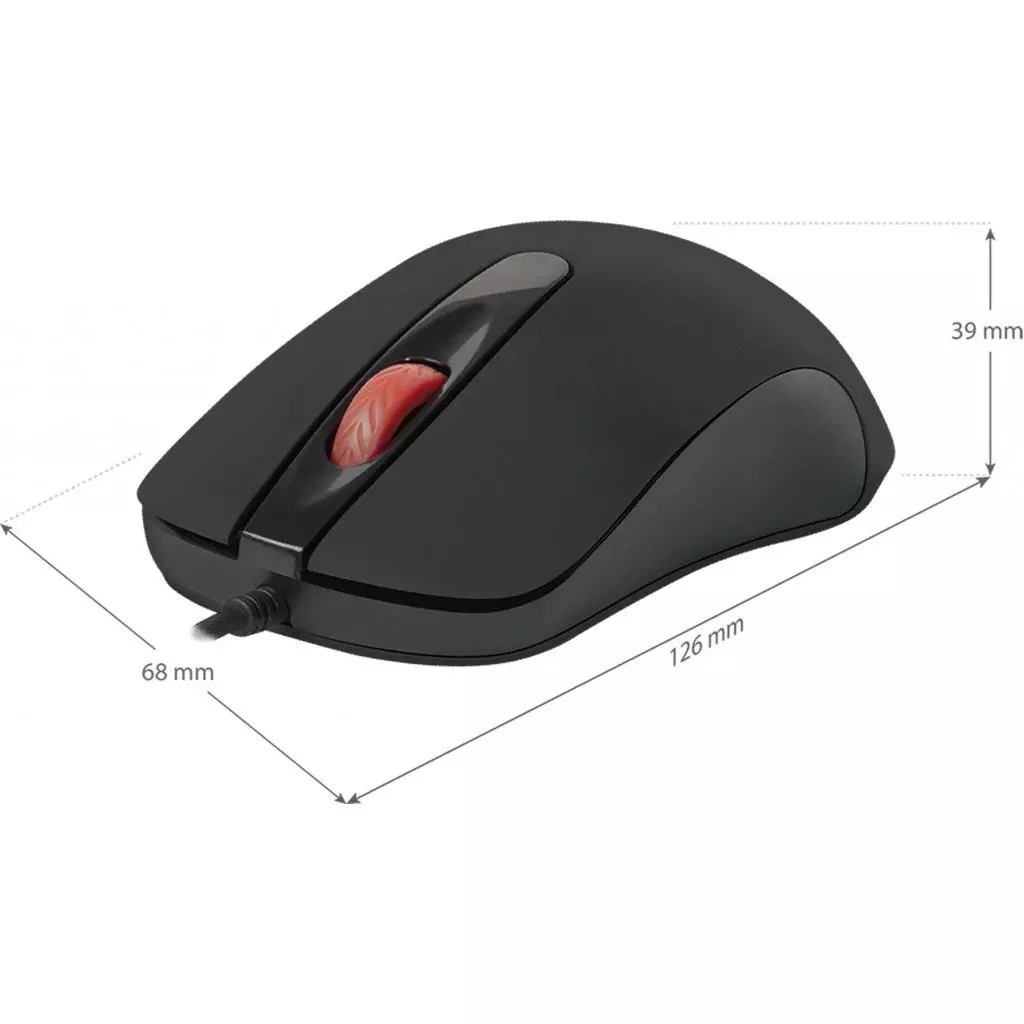 Мышка Defender Ultra Classic MB-280 Black (52280) - 5 Мышка Defender Ultra Classic MB-280 Black (52280) - 5