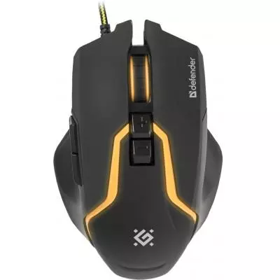 Мышка Defender Warhead MP-1400 kit mouse+mouse pad Black (52704) - 1