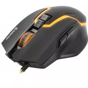 Мышка Defender Warhead MP-1400 kit mouse+mouse pad Black (52704)