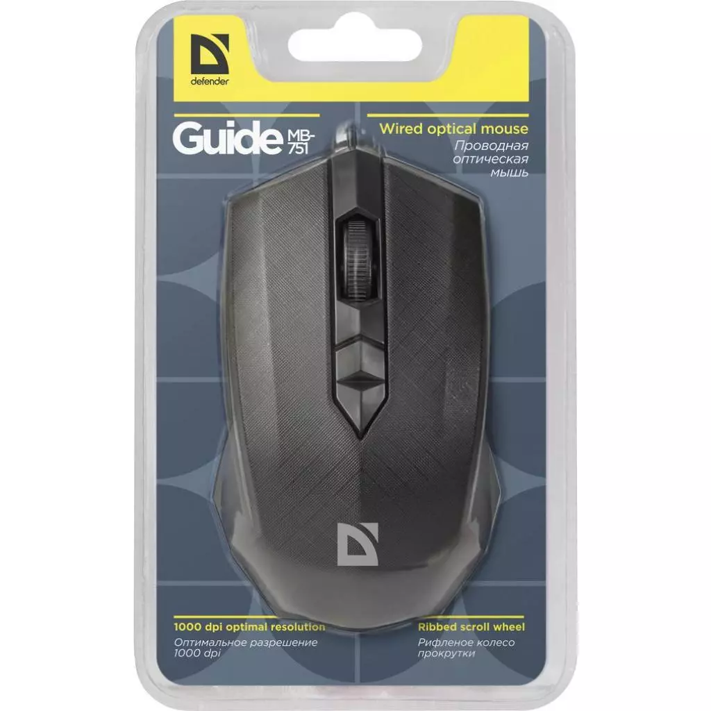 Мышка Defender Guide MB-751 Black (52751) - 4 Мышка Defender Guide MB-751 Black (52751) - 4