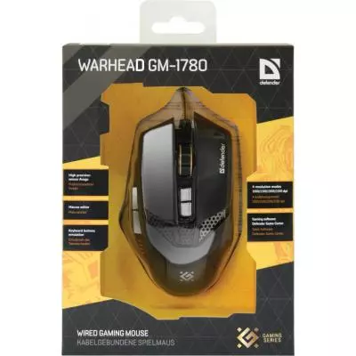 Мышка Defender Warhead GM-1780 Black (52780) - 5 Мышка Defender Warhead GM-1780 Black (52780) - 5