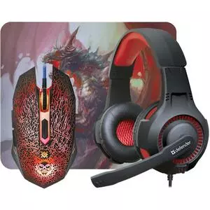 Мышка Defender DragonBorn MHP-003 kit mouse+mouse pad+headset (52003)