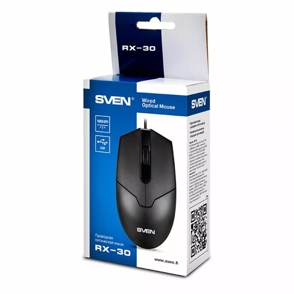 Мышка Sven RX-30 Black - 4 Мышка Sven RX-30 Black - 4