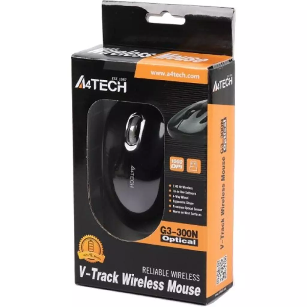 Мышка A4Tech G3-300N Black+Silver - 5 Мышка A4Tech G3-300N Black+Silver - 5