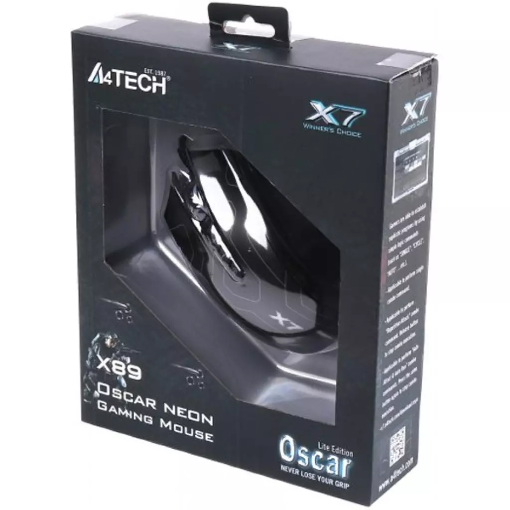 Мышка A4Tech X89 Black - 3 Мышка A4Tech X89 Black - 3