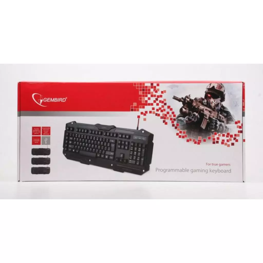 Клавиатура Gembird KB-UMGL-01-UA - 3 Клавиатура Gembird KB-UMGL-01-UA - 3