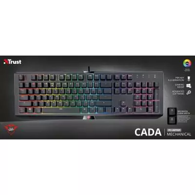 Клавиатура Trust GXT 890 Cada RGB Mechanical UKR (21808) - 6 Клавиатура Trust GXT 890 Cada RGB Mechanical UKR (21808) - 6