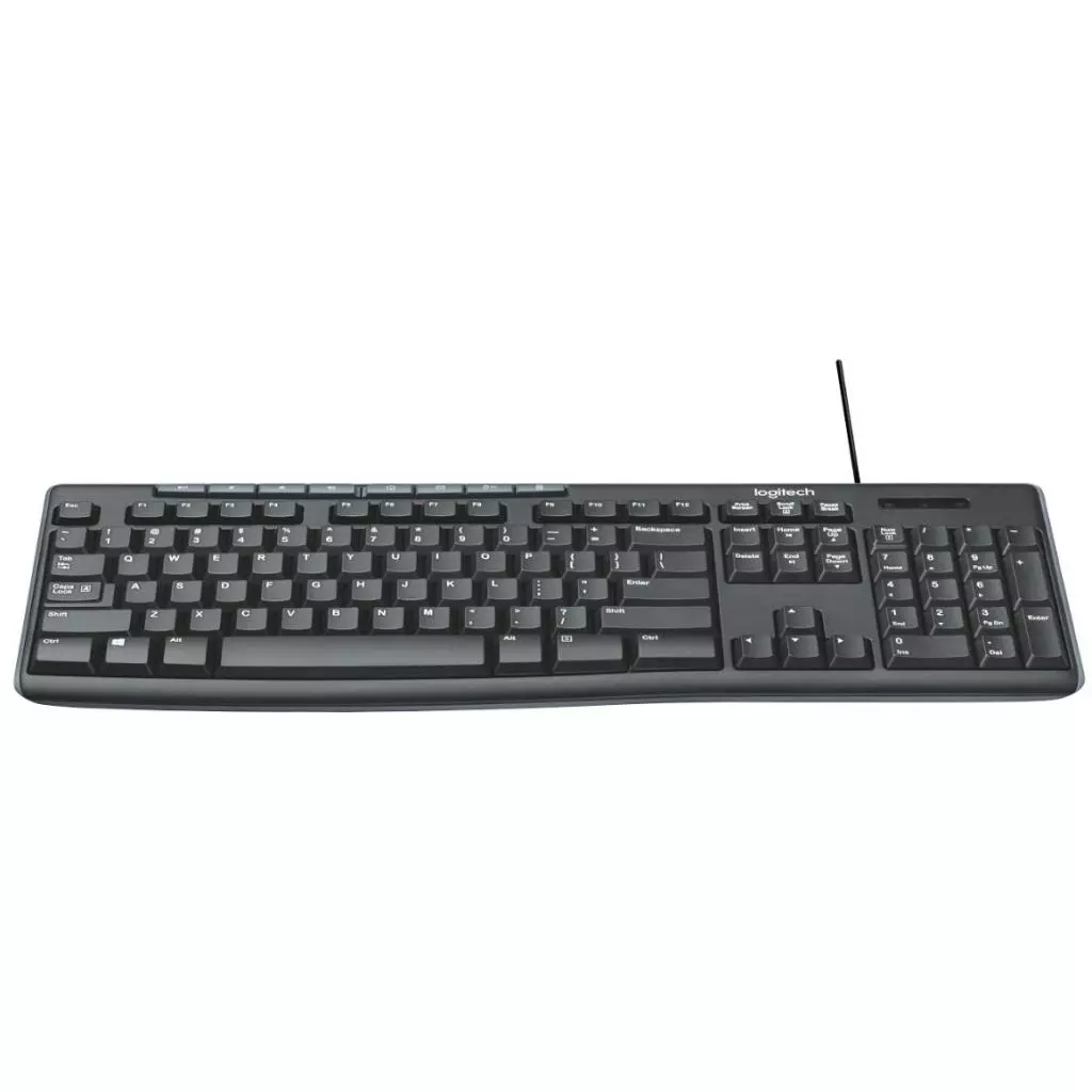 Клавиатура Logitech K200 Media Keyboard RU (920-008814) - 1 Клавиатура Logitech K200 Media Keyboard RU (920-008814) - 1