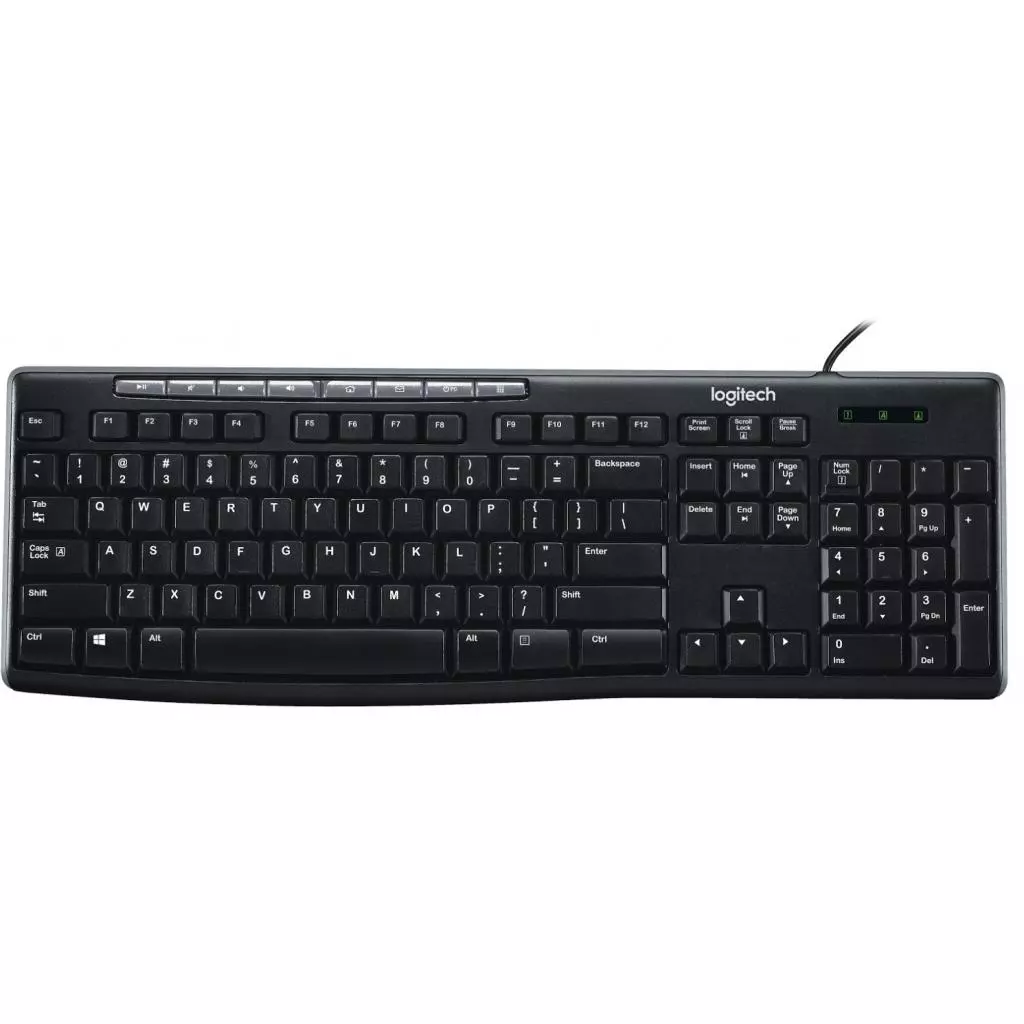 Клавиатура Logitech K200 Media Keyboard RU (920-008814)