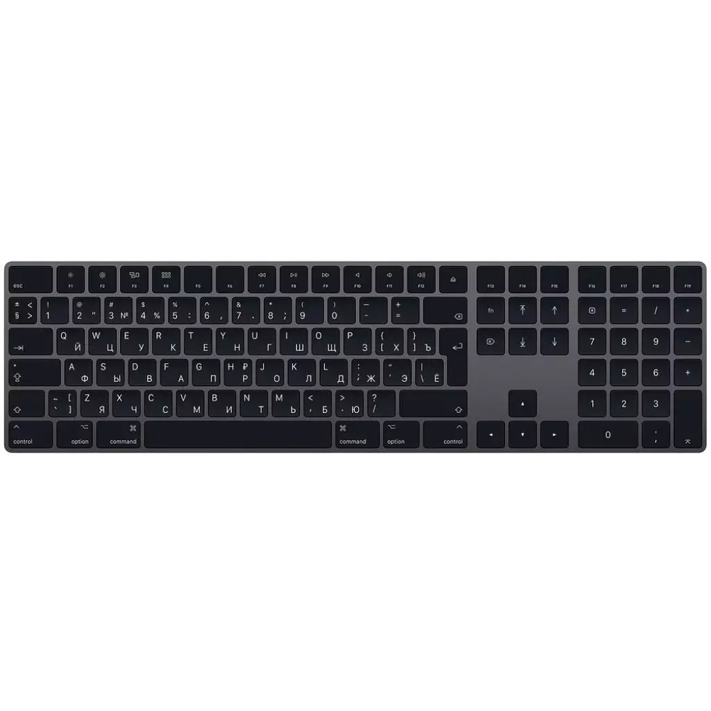 Клавиатура Apple Magic Bluetooth Space Gray (MRMH2RS/A)