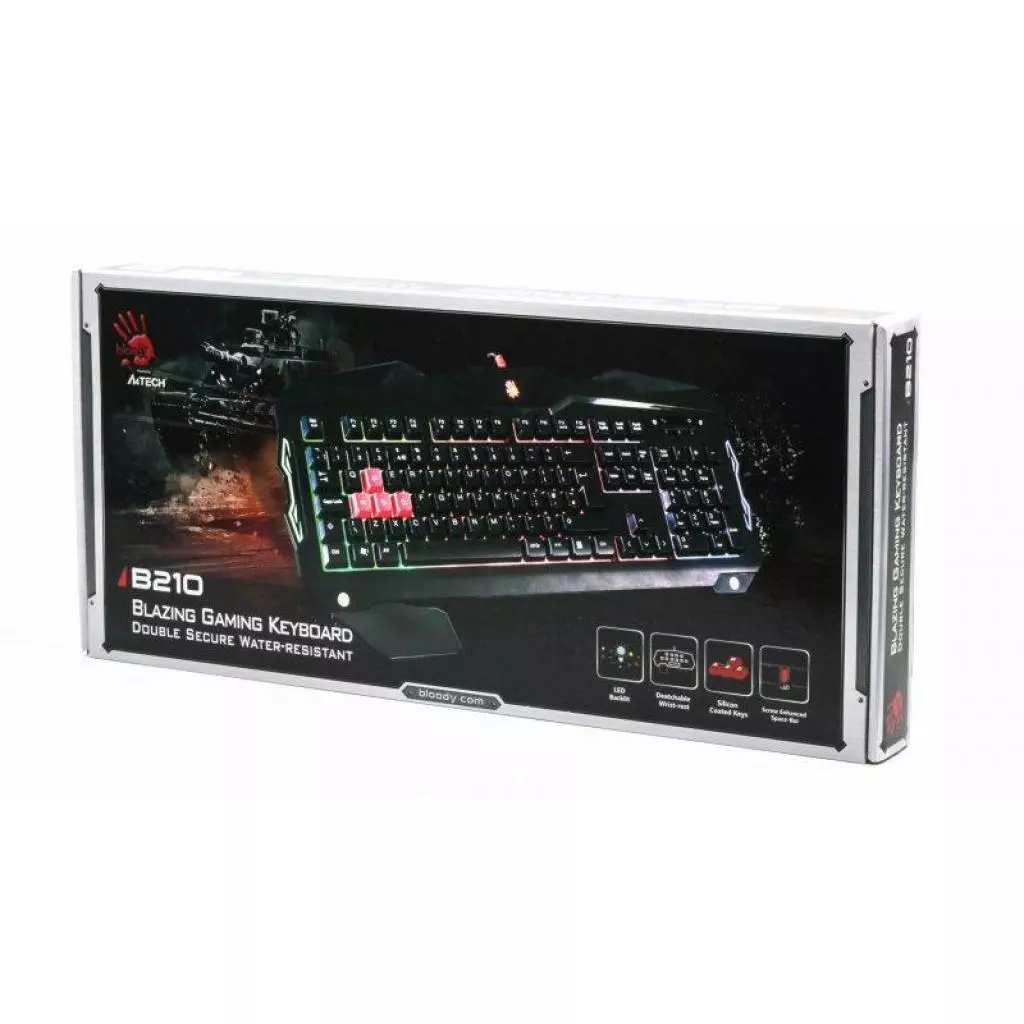 Клавиатура A4Tech Bloody B210 Black - 3 Клавиатура A4Tech Bloody B210 Black - 3