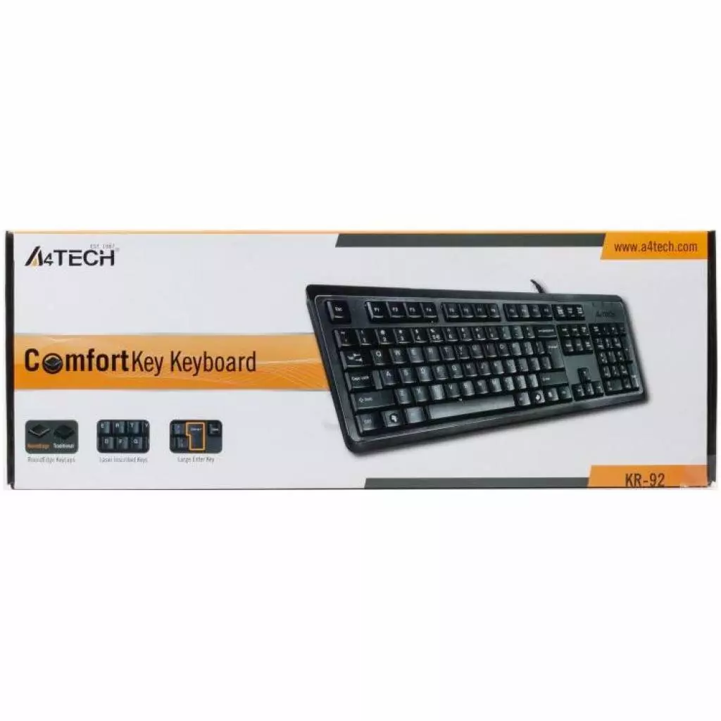 Клавиатура A4Tech KR-92 Black - 2