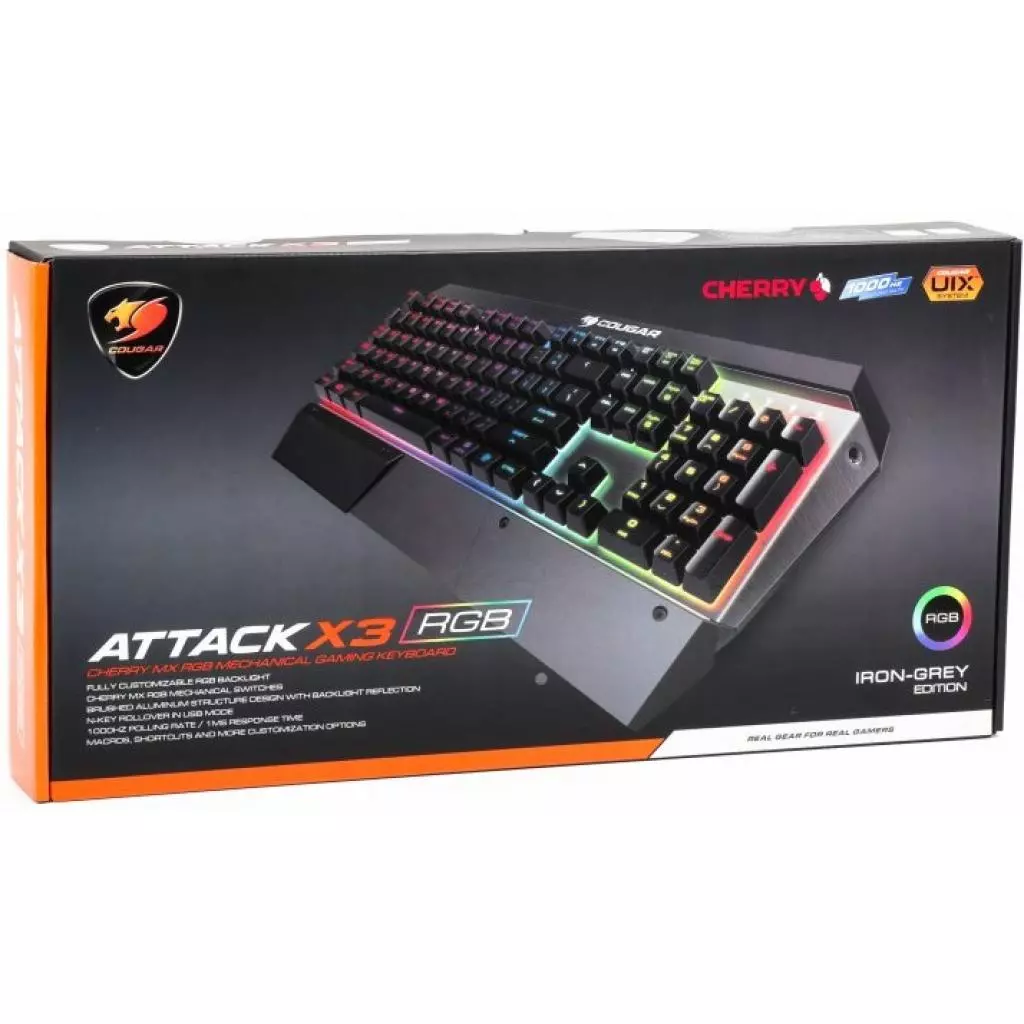 Клавиатура Cougar Attack X3 RGB Iron grey - 5