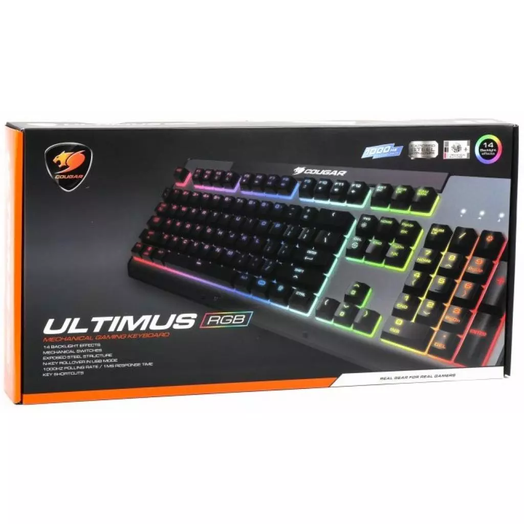 Клавиатура Cougar Ultimus RGB Black - 4