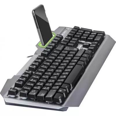 Клавиатура Defender Stainless steel GK-150DL RU RGB (45150) - 3 Клавиатура Defender Stainless steel GK-150DL RU RGB (45150) - 3