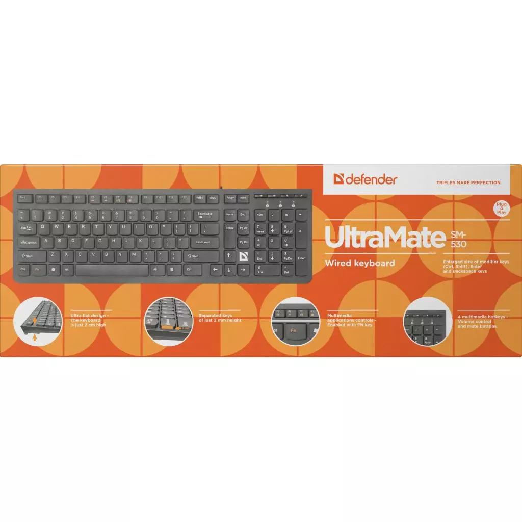 Клавиатура Defender UltraMate SM-530 RU (45530) - 5 Клавиатура Defender UltraMate SM-530 RU (45530) - 5