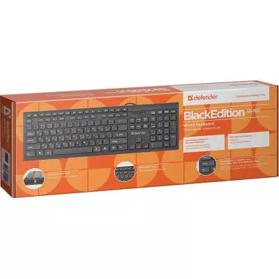 Клавиатура Defender BlackEdition SB-550 RU (45550) - 1 Клавиатура Defender BlackEdition SB-550 RU (45550) - 1