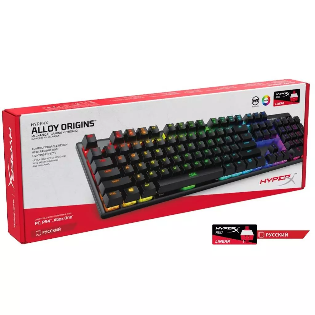 Клавиатура HyperX Alloy Origins (HX-KB6RDX-RU) - 5 Клавиатура HyperX Alloy Origins (HX-KB6RDX-RU) - 5