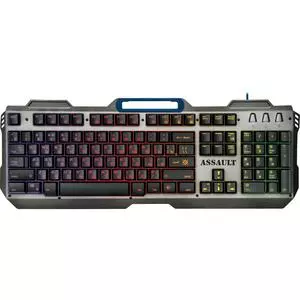 Клавиатура Defender Assault GK-350L RU USB Grey-Metall (45350)