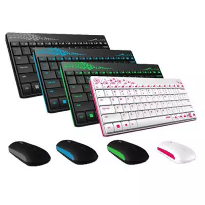 Комплект Rapoo 8000 wireless Blue - 3 Комплект Rapoo 8000 wireless Blue - 3