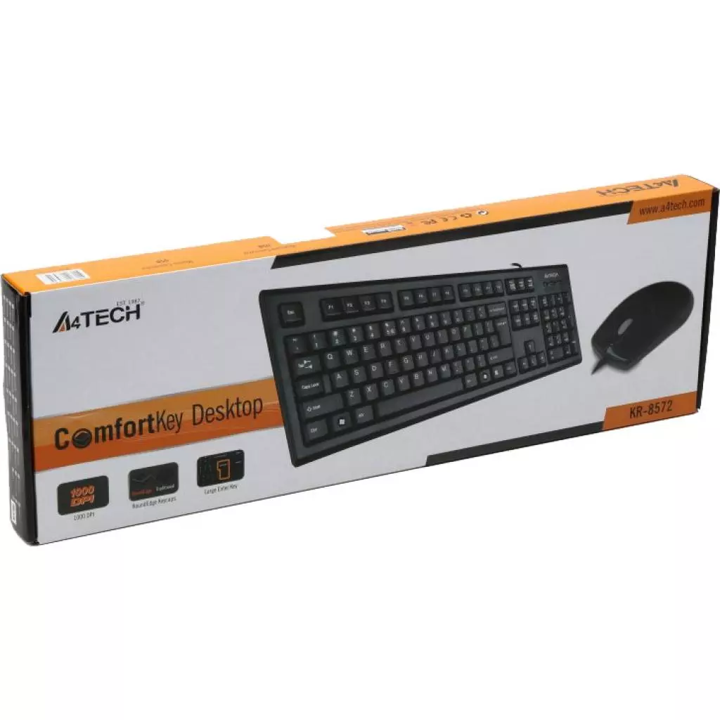 Комплект A4Tech KR-8572 USB Black - 3 Комплект A4Tech KR-8572 USB Black - 3