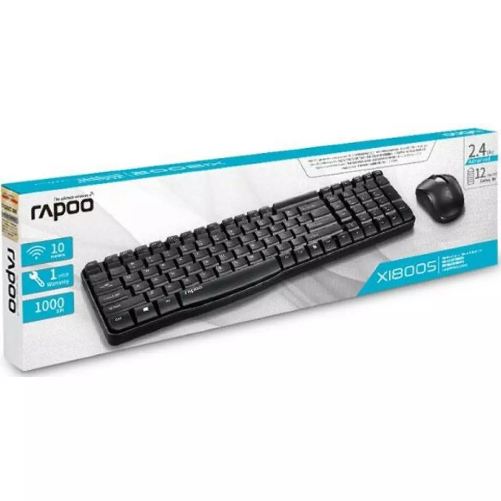 Комплект Rapoo X1800S Black - 3 Комплект Rapoo X1800S Black - 3