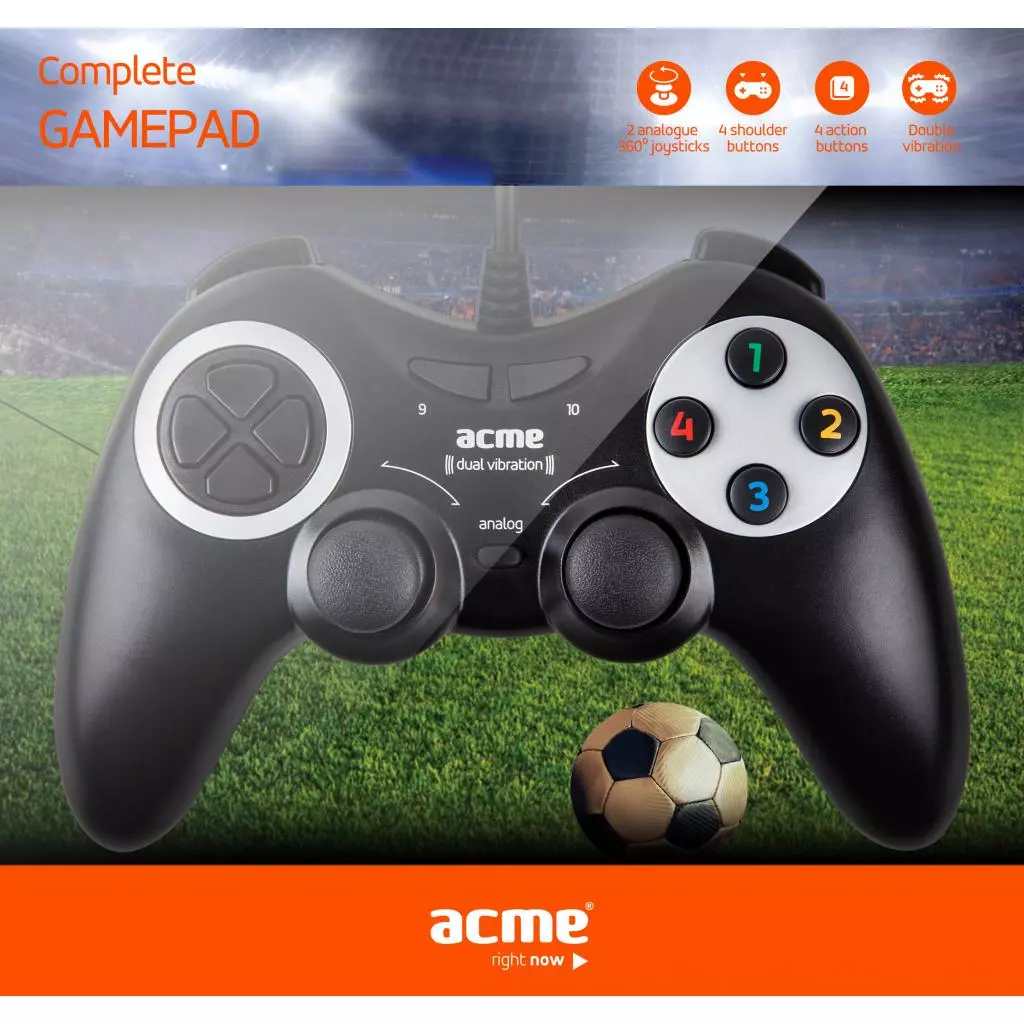 Геймпад ACME GA08 Complete gamepad (4770070876381) - 3 Геймпад ACME GA08 Complete gamepad (4770070876381) - 3