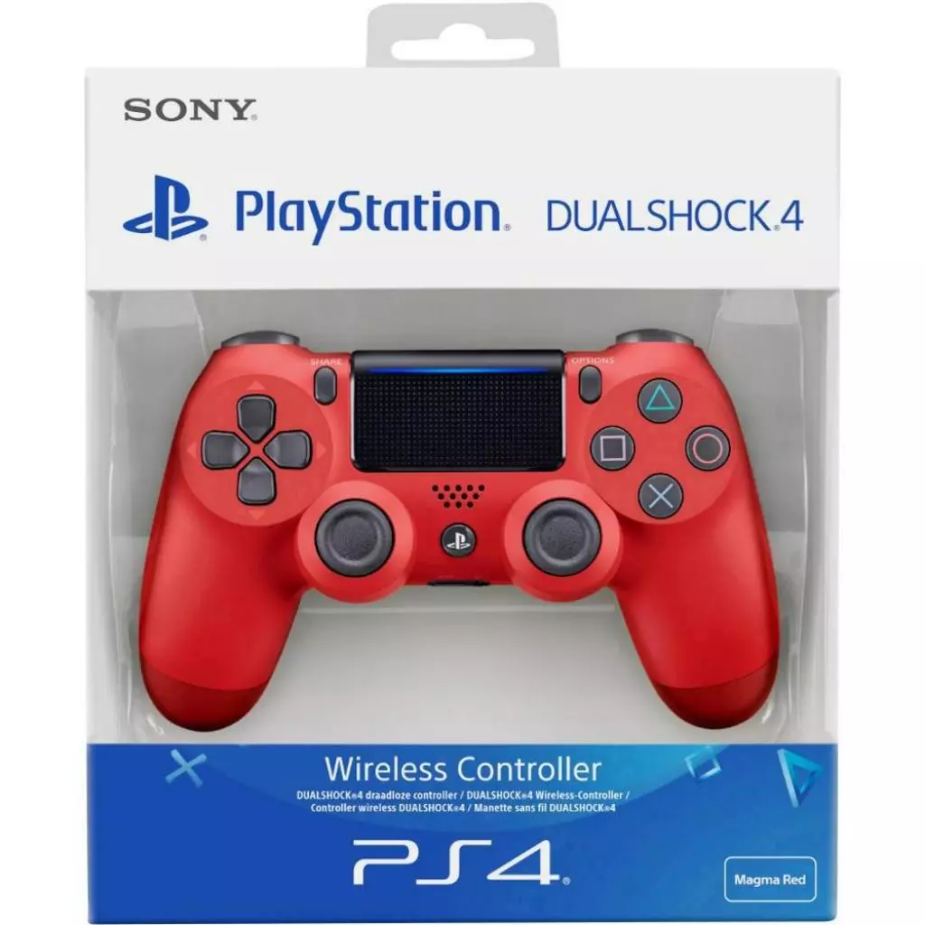 Геймпад Playstation PS4 Dualshock 4 V2 Red - 4 Геймпад Playstation PS4 Dualshock 4 V2 Red - 4