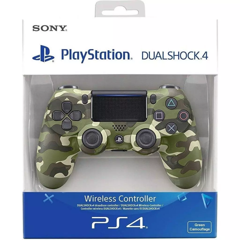 Геймпад Playstation PS4 Dualshock 4 V2 Green Cammo - 4 Геймпад Playstation PS4 Dualshock 4 V2 Green Cammo - 4