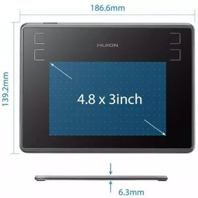 Графический планшет Huion Inspiroy H430P - 2 Графический планшет Huion Inspiroy H430P - 2
