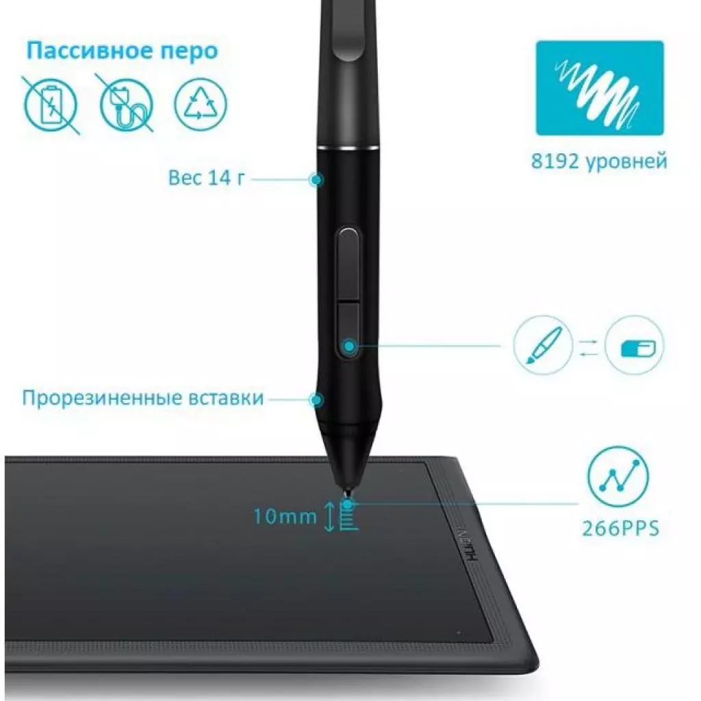 Графический планшет Huion Inspiroy Q11K V2 - 5 Графический планшет Huion Inspiroy Q11K V2 - 5