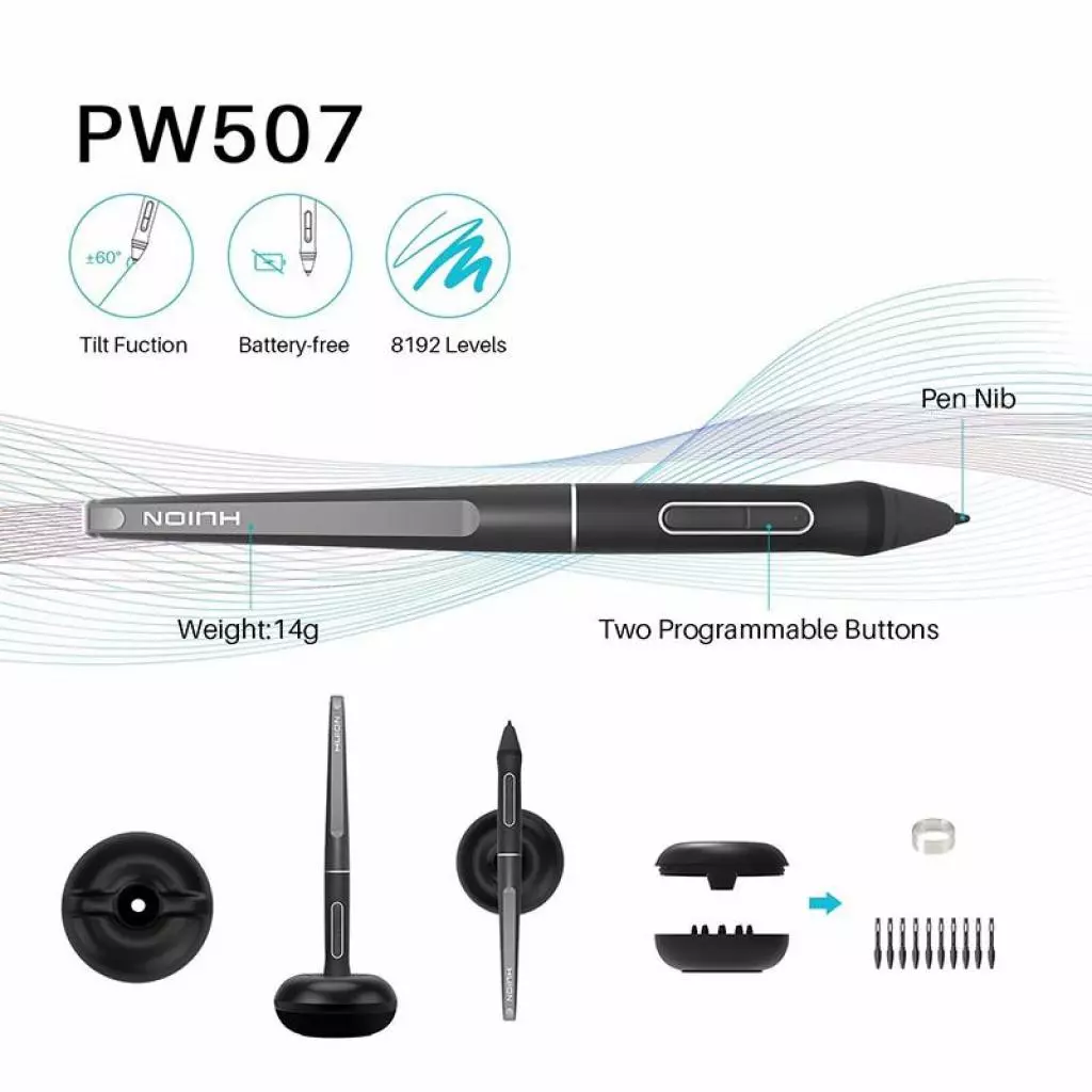 Графический планшет Huion Kamvas Pro 13 (PRO13) - 5 Графический планшет Huion Kamvas Pro 13 (PRO13) - 5