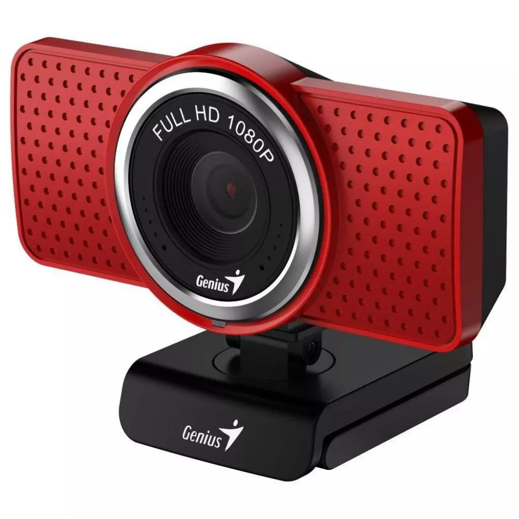 Веб-камера Genius ECam 8000 Full HD Red (32200001401) - 1 Веб-камера Genius ECam 8000 Full HD Red (32200001401) - 1