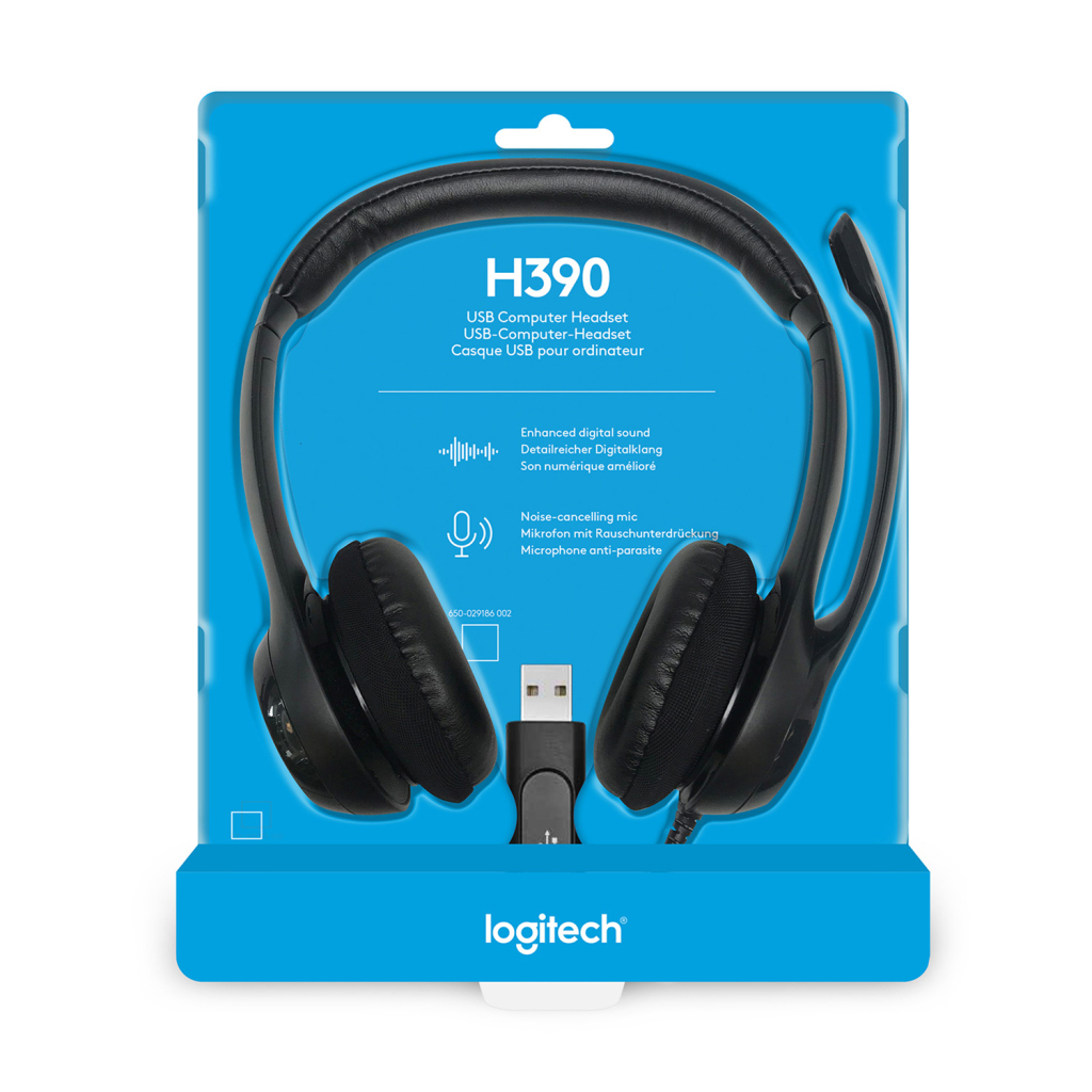 Наушники Logitech H390 (981-000406) - 6