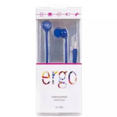 Наушники Ergo VT-901 Blue - 1 Наушники Ergo VT-901 Blue - 1