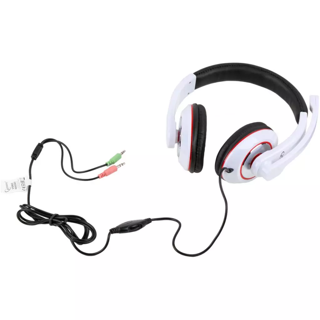 Наушники Gembird MHS-001 White (MHS-001-GW) - 3