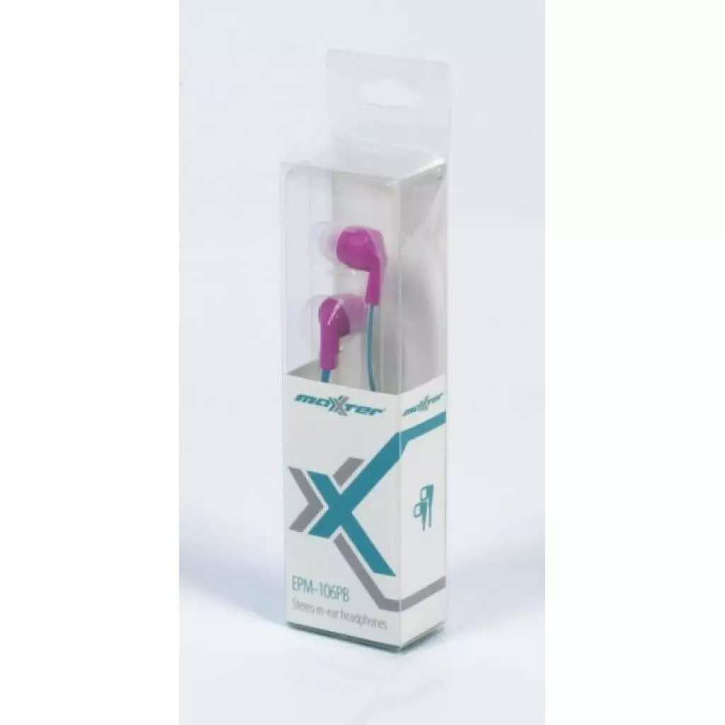Наушники Maxxter EPM-106 Pink/Blue (EPM-106PB) - 1 Наушники Maxxter EPM-106 Pink/Blue (EPM-106PB) - 1