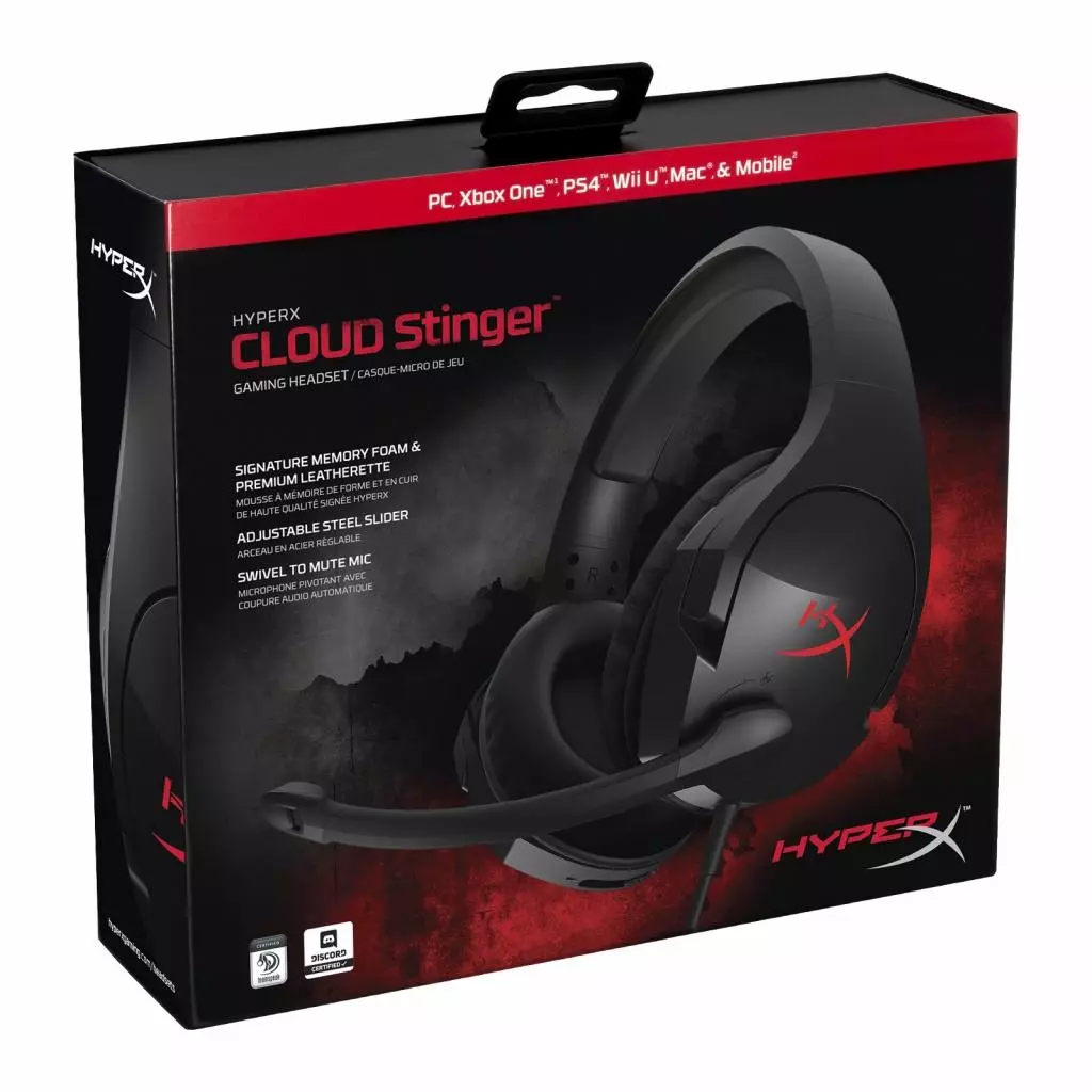 Наушники HyperX Cloud Stinger Gaming Headset Black (HX-HSCS-BK/EM / HX-HSCS-BK/EE) - 6
